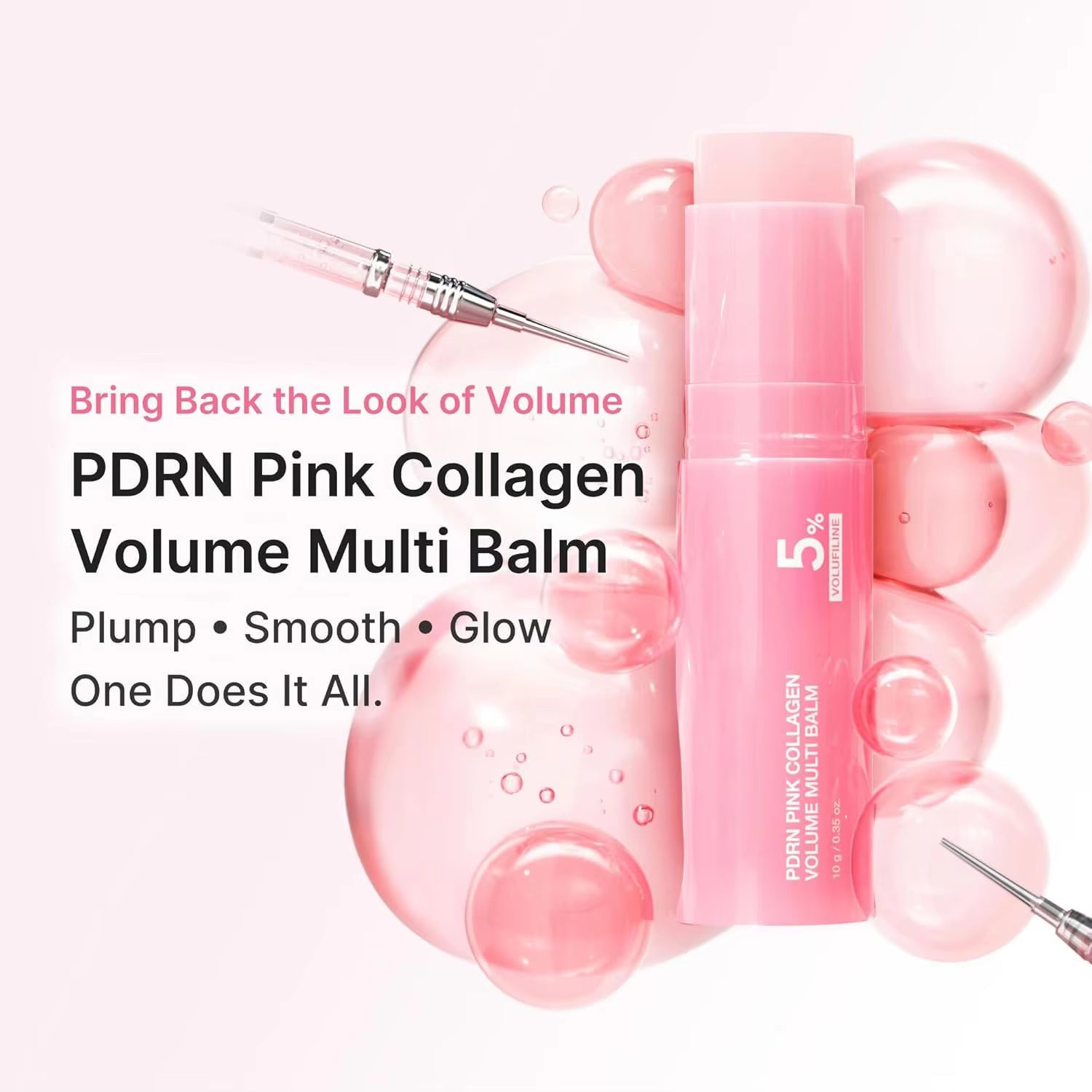 The Volume Balm and the three plumping actives it is built around